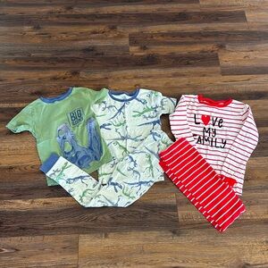 Carter’s pj sets. Size 10. Pants, and tops. 5 piece lot. Love my family.